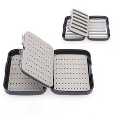 Boîte à mouches de pêche à la mouche double face avec insert en mousse qui t