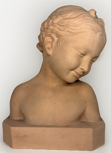 Sculpture buste terre cuite - buste,