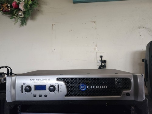 Crown xls 2500 amplifier 2400 - crown,