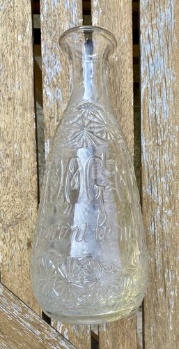 Carafe ancienne verre pastis - carafe,