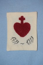 C32 Sacred Heart of Jesus Chouan Vendéen 1793 - 1993 Scapular Patch Badge
