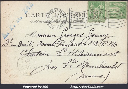 France 106x2 sur cp - france, n°