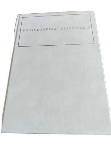 Encyclopédie universalis - encyclopédie,