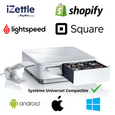 Caisse enregistreuse Star Micronics mPOP POS support tablette scanner shopify