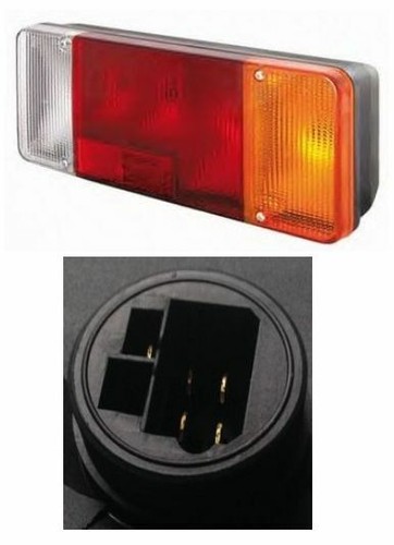 Feu arrière droit x13cm - feu,