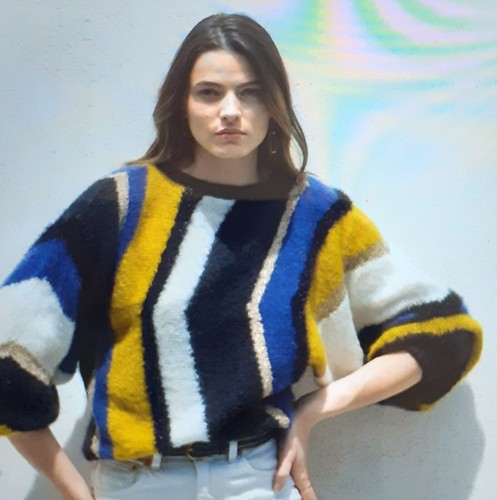 Superbe pull anny - anny, blatt