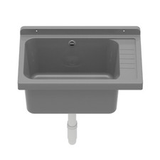 QLS Évier De Lavage Évier De Cuisine Bac À Laver Salle De Travail