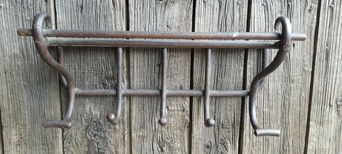 Ancien porte manteau bois - porte,