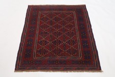 Tapis de chambre oriental tribal afghan noué à la main tapis rouge Kilim...