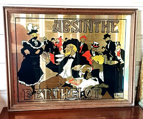 Miroir publicitaire absinthe - publicitaire,