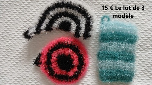 Lot gants toilette ou - toilette,