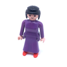 PLAYMOBIL * WESTERN * Femme Robe Violet Souliers Rouges Voyageuse Diligence 3245