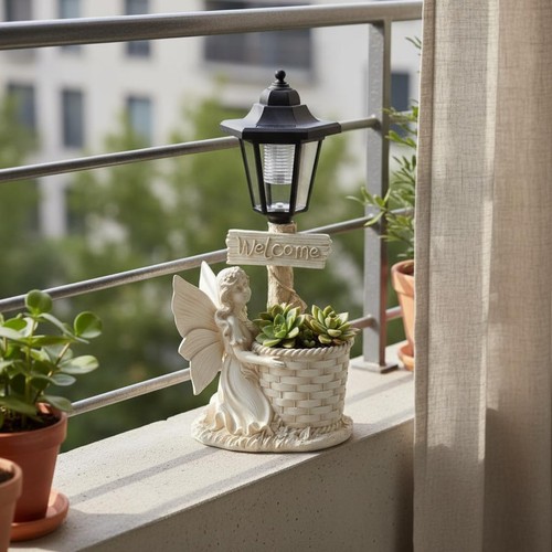 Lampe ange solaire éclairage - ange,