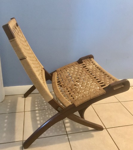 Vintage mcm wegner style woven - mcm,