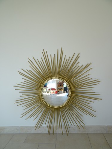 Ancien miroir soleil - miroir,