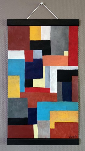 Peinture abstraite junkie - abstraite,