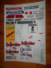 planche d'autocollant OPEL