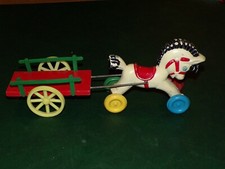 Jouet Ancien Plastique cheval