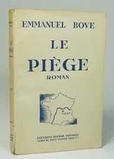 BOVE Emmanuel "Le piège" Ed