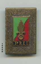 Legion insignia, 3 Rgt. Infantry Foreigner - Gold Plate -
