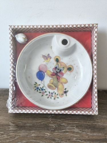 Ancienne assiette bouillie - ancienne, à