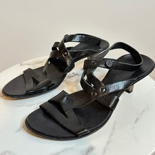 CYDWOQ Vintage Leather Strappy