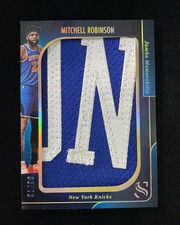 2024-25 Silhouette Holo Gold #JM-MRB Mitchell Robinson Game-Worn Patch 3/10 JKL