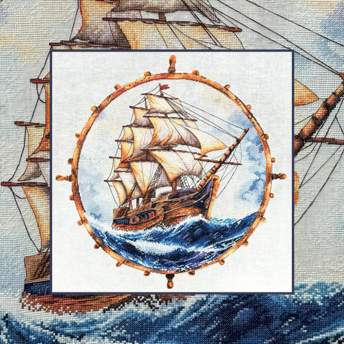 Kit broderie point croix - kit,