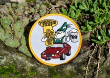 VINTAGE AUTOMOBILE CLUB PATCH / BADGE # PC AMERICA PORSCHE FEST STUTTGART 1989