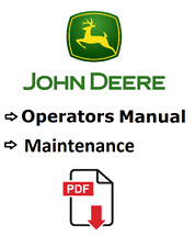 John Deere 4x2, 6x4, Trail Gator Utility UTV Operators Owners Manual PDF USB
