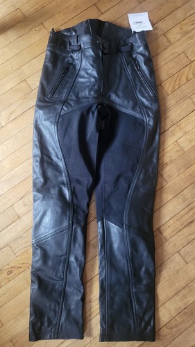 Pantalon cuir moto femme - cuir,