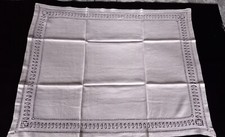 ANTIQUE LACE CENTERPIECE PLACEMAT LINEN 0.65 METERS BY 0.81 METERS