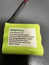 ✅ Number 2 GREPOW NI-MH AA 650mAh 3.6V Rechargeable Battery Pack