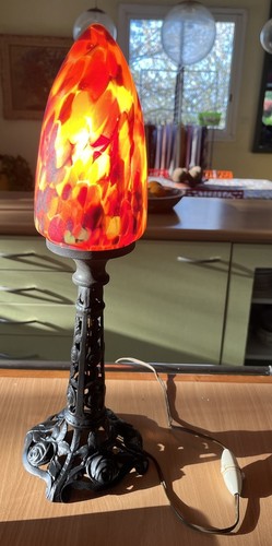 Lampe bureau fer forgé - de,