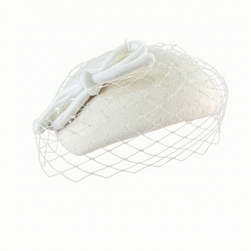 Chapeau bibi avec voile - bibi, et