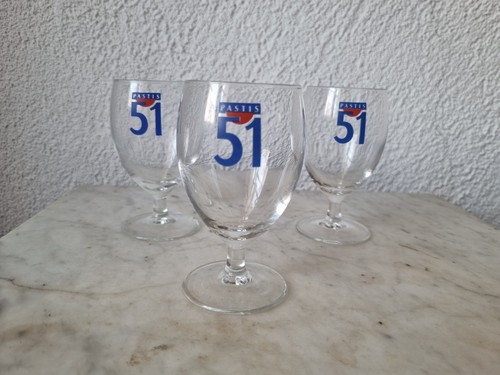Lot verres ballon pastis 51 - lot,
