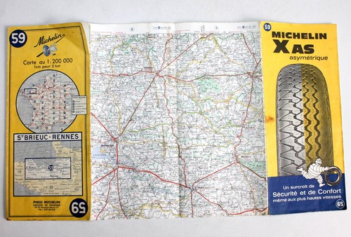 Carte michelin 1969 - carte, n°59