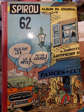 Reliure Recueil Album du journal SPIROU N° 62 - 1957 -be