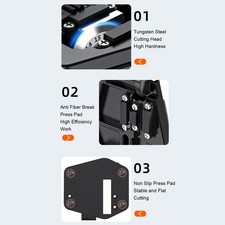 Cliveuse De Fibre À Rebond Automatique Pour L'Épissure À Froid Et La À