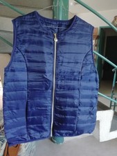 Doudoune Sans Manches Bleu Taille L/XL Sans Marque Générique Femme Neuf Sans...