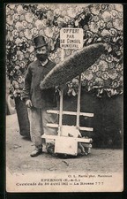 Old postcard Epernon, Cavalcade of April 30, 1911, La Brosse 