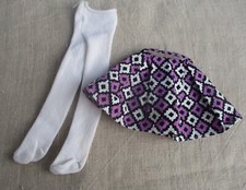 JUPE griffée Gégé POUPEE