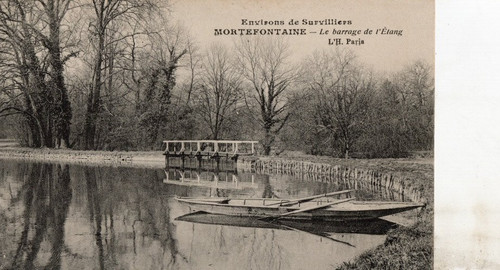 Cpa mortefontaine barrage - mortefontaine, le