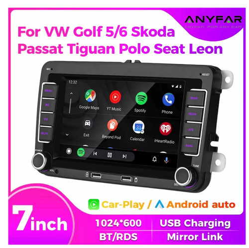 Autoradio 2din carplay - 2din, 7"