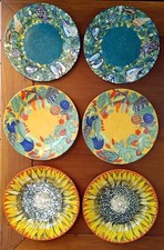 Lot assiettes porcelaine - 6,