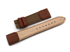 Jaeger Le-Coultre Reverse Leather Fabric Strap 20/16mm Accessories Spare Parts New