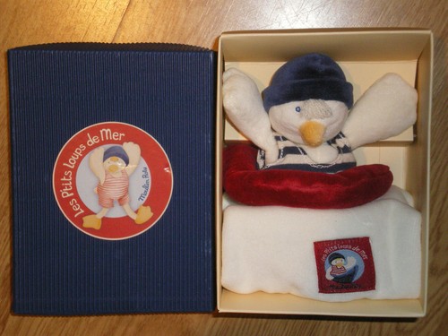 Doudou peluche canard plat - doudou,