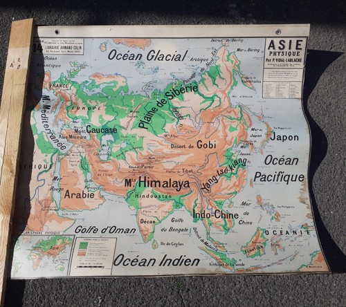 Ancienne carte scolaire - carte,