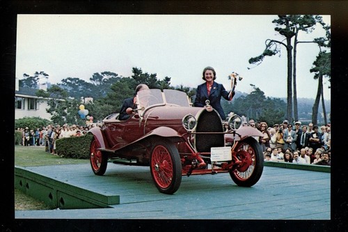 Car auto postcard - car, automobile