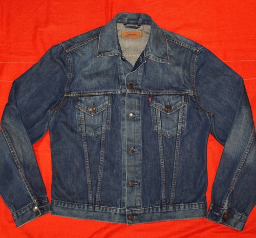 Veste levi trucker slim bleu - veste,